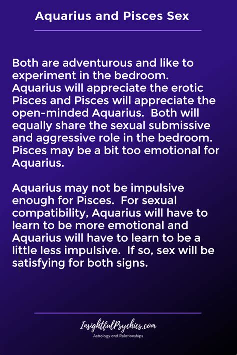Aquarius And Pisces Compatibility In Sex Love And Friendship