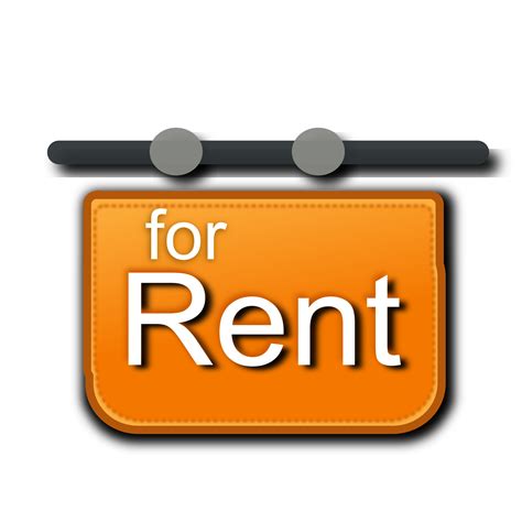 Clipart For Rent Signage