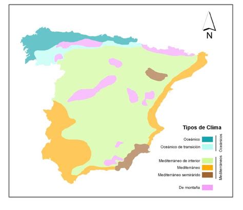 Geografía De España 2º Bach Tema 4 Geografía Los Climas Factores