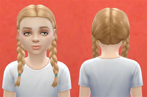 Kids Hairstyles Sims 4 Cc Kids Hairstyles Sims 4 Children Braids