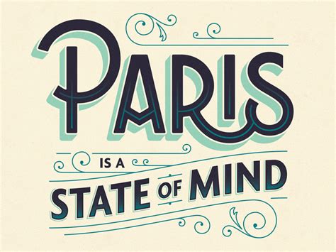 Paris Vintage Typography Poster Graphic Design Typography Poster