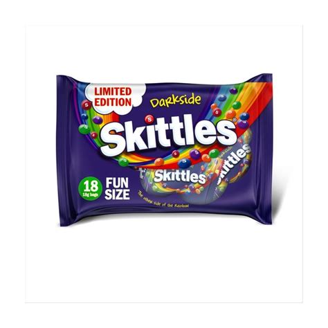 Skittles Limited Edition Darkside Sweets Fun Size Bags Multipack Ocado