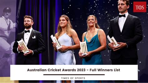 Australian Cricket Awards 2023 Full Winners List