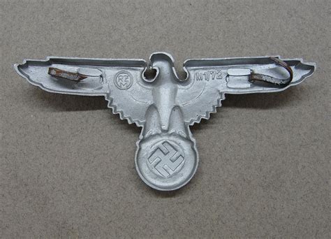 Ss Visor Cap Eagle By Rzm M172 Aluminum Choice Original German