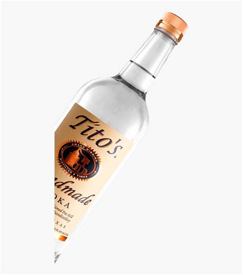 Bottle Of Titos Bottle Of Titos Vodka Png Transparent Png Kindpng