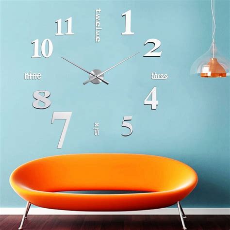 Maybe you would like to learn more about one of these? DIY Large Wall Clock 3D Mirror Sticker Big Watch Home ...