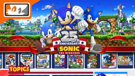 Japanese Sonic The Hedgehog 25th Anniversary Site Ope