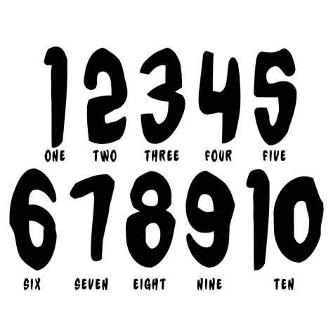 Large Printable Numbers 1 10 Web The Options Are Endless For These