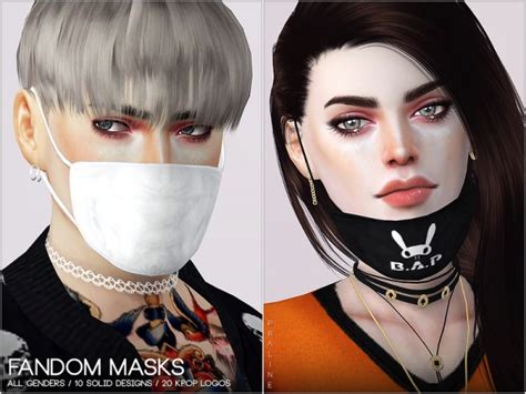 The Sims Resource Fandom Masks By Praline Sims Sims 4
