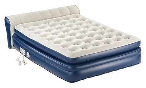 Aerobed Premier Air Mattress With Headboard And Built In Pump Twin