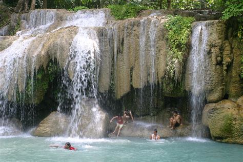 Fileerawan Waterfall Kanchanaburi Province Thailand June 2004