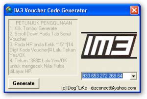 Dapatkan pulsa gratis rp.100.000 tanpa syarat. Indosat Voucher Code Generator (Aplikasi Isi Ulang Pulsa ...