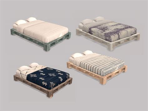 The Sims Resource Bedroom Mira Bed Double