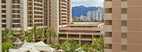 Hilton Hawaiian Village Waikiki Beach Resort Alii Resort Manzaralı 2