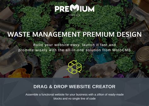 Waste Management Website Template For Garbage Services Motocms