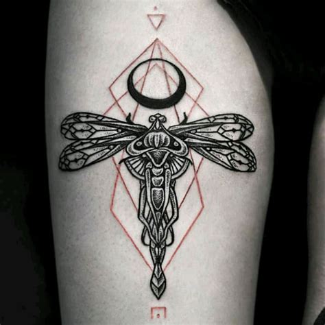 Cosmic Dragonfly Dragonfly Geometry Insect Tatuajes