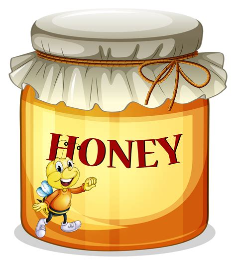 Honey Jar Vector Art Icons And Graphics For Free Download