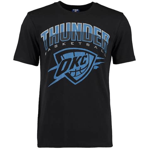 Mens Oklahoma City Thunder Unk Black Evolve T Shirt Nba Store