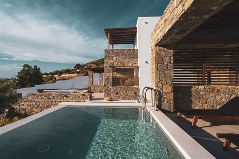 Deluxe Suite With Private Pool And Sea View Kouros Blanc Paros