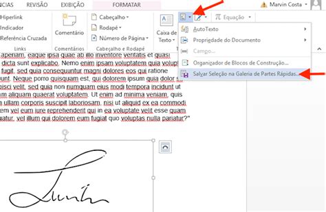 Como Adicionar Uma Assinatura Em Documentos Do Microsoft Word Dicas E