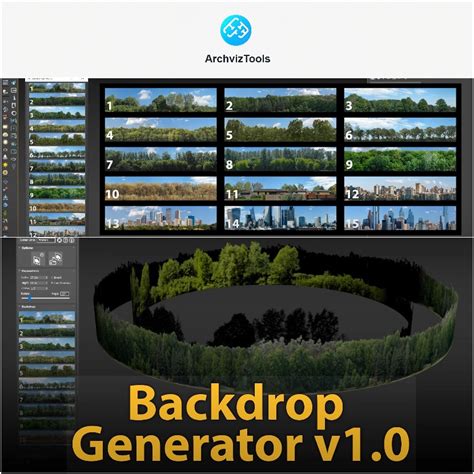 Archviztools Backdrop Generator V10 For 3ds Max