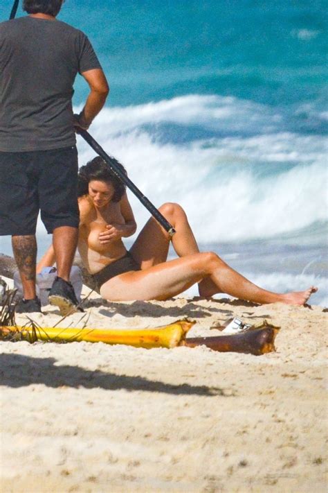 Emily Didonato Goes Topless For A Beachside Shoot In Tulum Photos