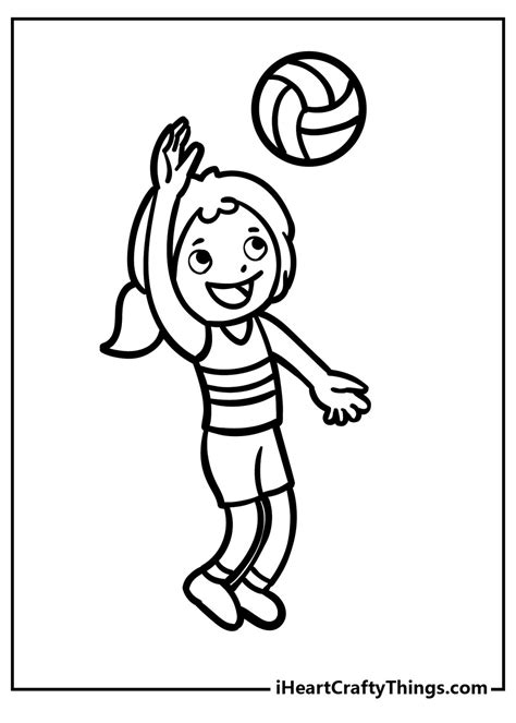 Volleyball Coloring Pages 100 Free Printables