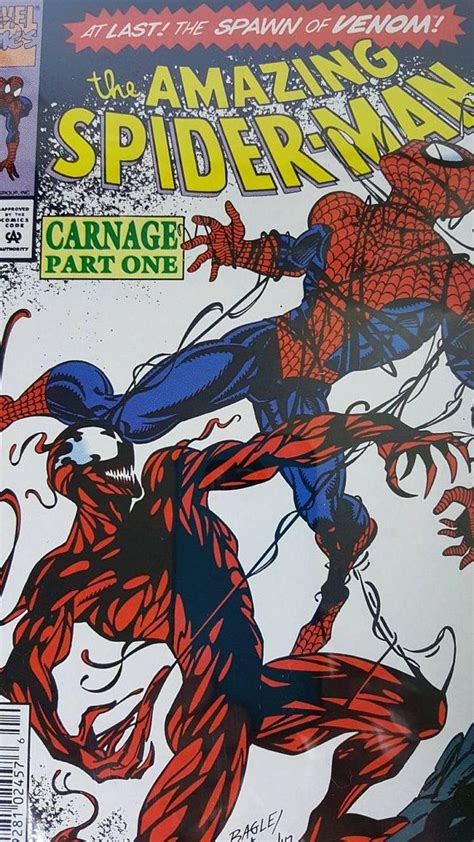 1st Carnage Amazing Spider Man 361 Cgc Graded 96 First Carnage