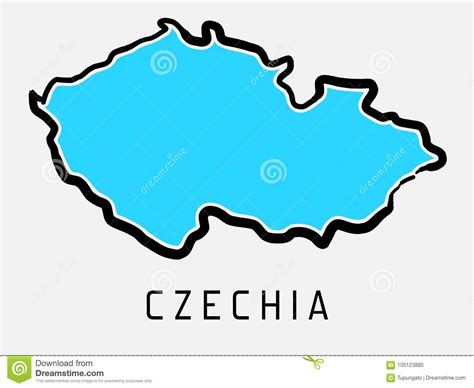Czech Republic Map Stock Vector Illustration Of Concept
