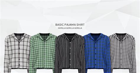 Basic Pajama Shirt Gorilla X3