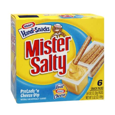 Kraft Handi Snacks Mister Salty Pretzels N Cheese Dip Snack