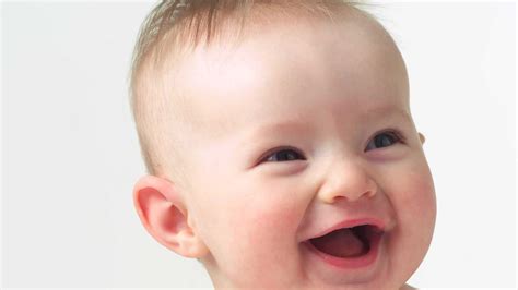 Smiley Cute Baby Child Face In White Background Hd Cute