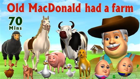 Old Macdonald Had A Farm Kids Songs Collection Nursery Rhymes For