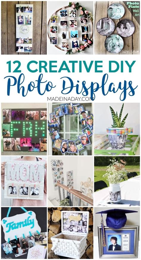 16 Creative Diy Photo Displays For Ts Made In A Day