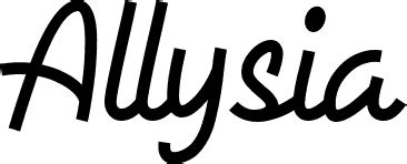 Allysia Font Fonts U Com