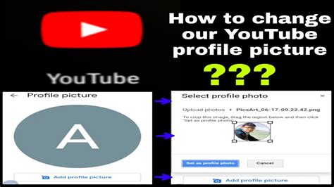 How To Change Our Youtube Profile Picture Youtube