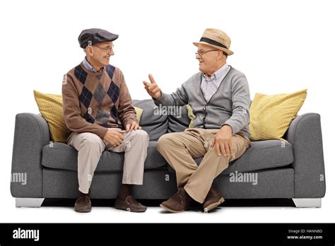 Two Old Men Sitting Talking Cut Out Stock Images And Pictures Alamy