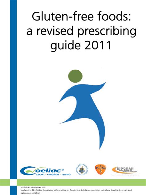 Gluten Free Prescribing Guidelines Pdf Gluten Free Diet Coeliac