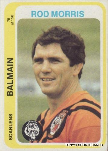 1979 79 Balmain Tigers Nrl Tigers Morris Balmain Australian