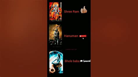 Which God Have More Follower 🤔 🤯 Sunday Videos Ram Hanuman Mahadev
