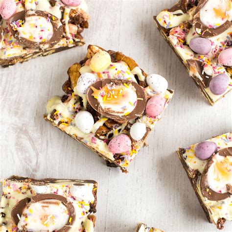 Whipping up a custard for dessert or hollandaise for brunch can leave you with more egg whites than yolks. This Creme Egg Rocky Road Recipe Will Brighten Up Your Easter | Recipe (With images) | Easter ...