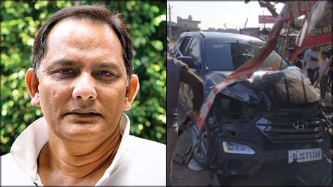 Former India Captain Mohammad Azharuddin Survives Car Accident In Rajasthan