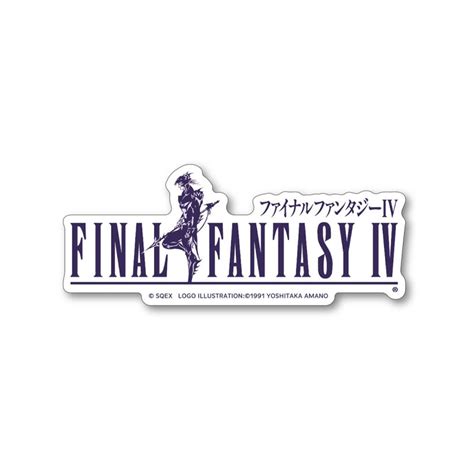 Sticker Final Fantasy Iv Logo Meccha Japan