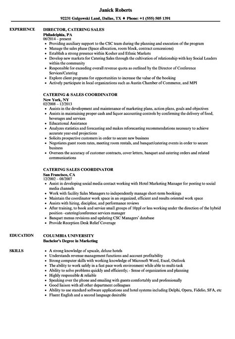 Catering Sales Manager Resume Example For 2023 Resume Worded Vrogue