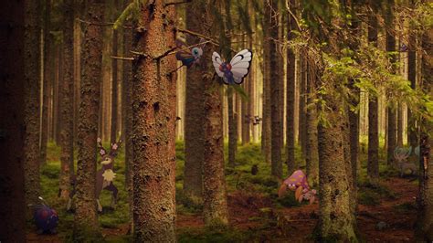 Pokemon Forest Background ·① Wallpapertag