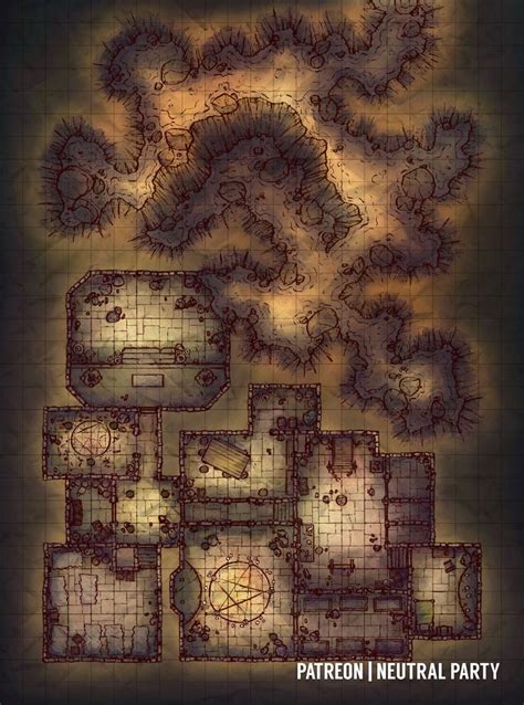 50 Battlemaps By Neutral Party Battle Map Tabletop Rpg Maps Dungeon