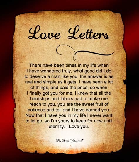 Sweet Love Letters For Her