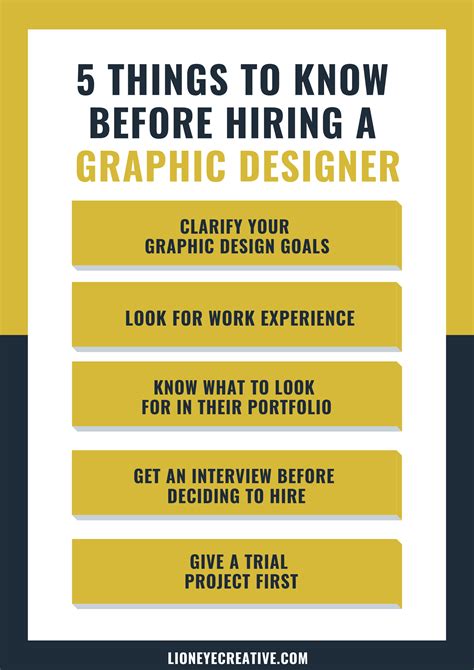 5 Things To Know Before Hiring A Graphic Designer Lion Eye Creative