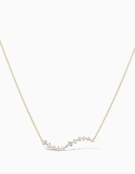 22 Simple Diamond Necklaces Thatll Never Go Out Of Style Who What Wear