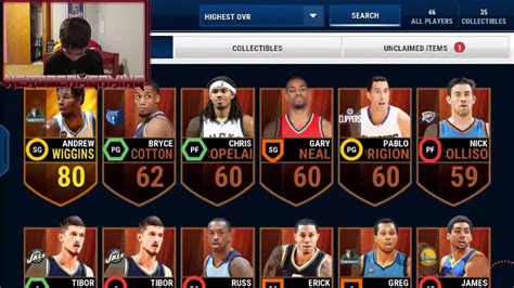 Nba Live Mobile 1 Million Coin Shopping Spree First On Youtube